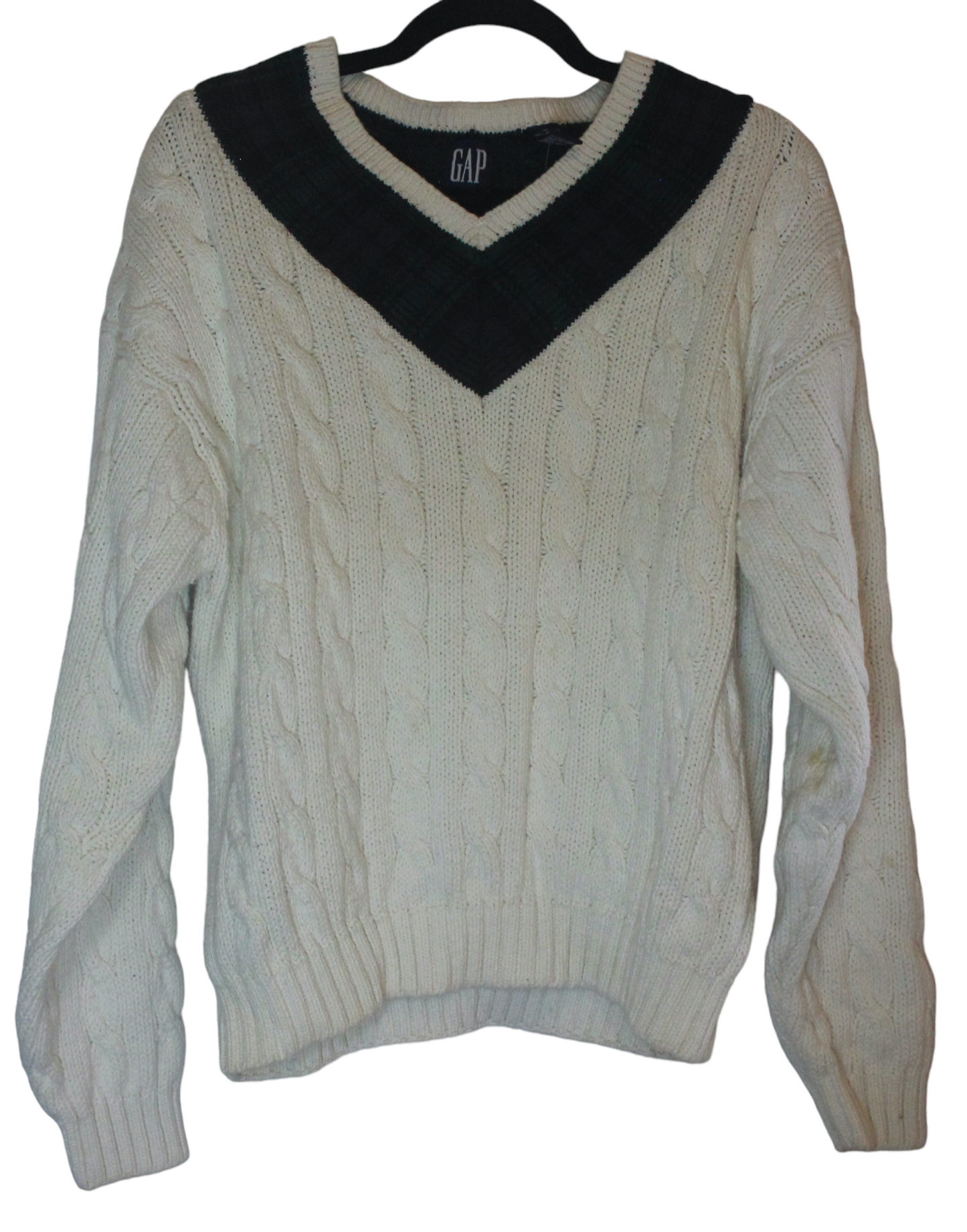GAP V-Neck Cable Knit Sweater