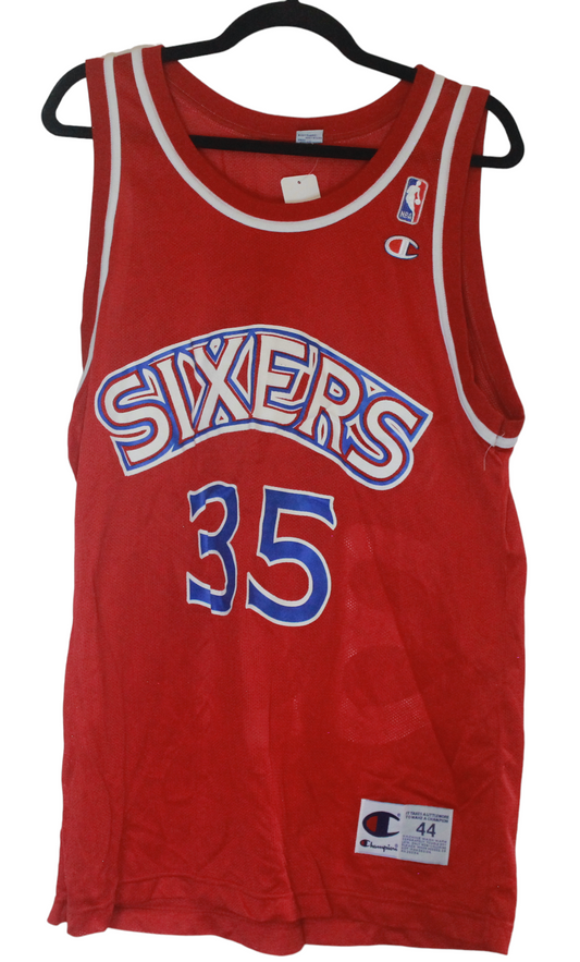 Clarence Weatherspoon Mesh Sixers Jersey