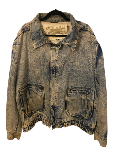 1980’s Le Tigre Acid Wash Denim Jacket