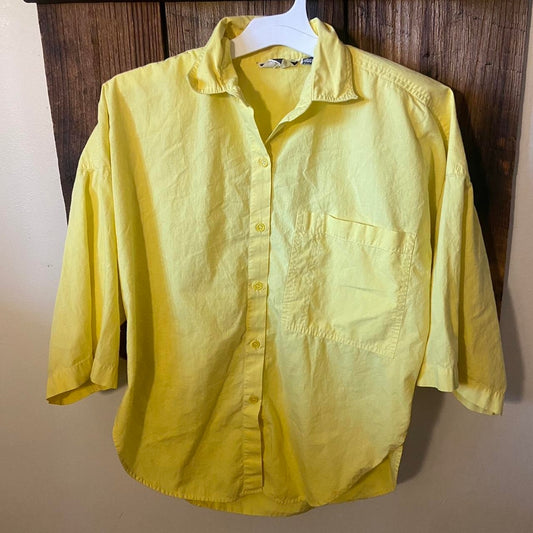 3/4 Sleeve Button Up Shirt