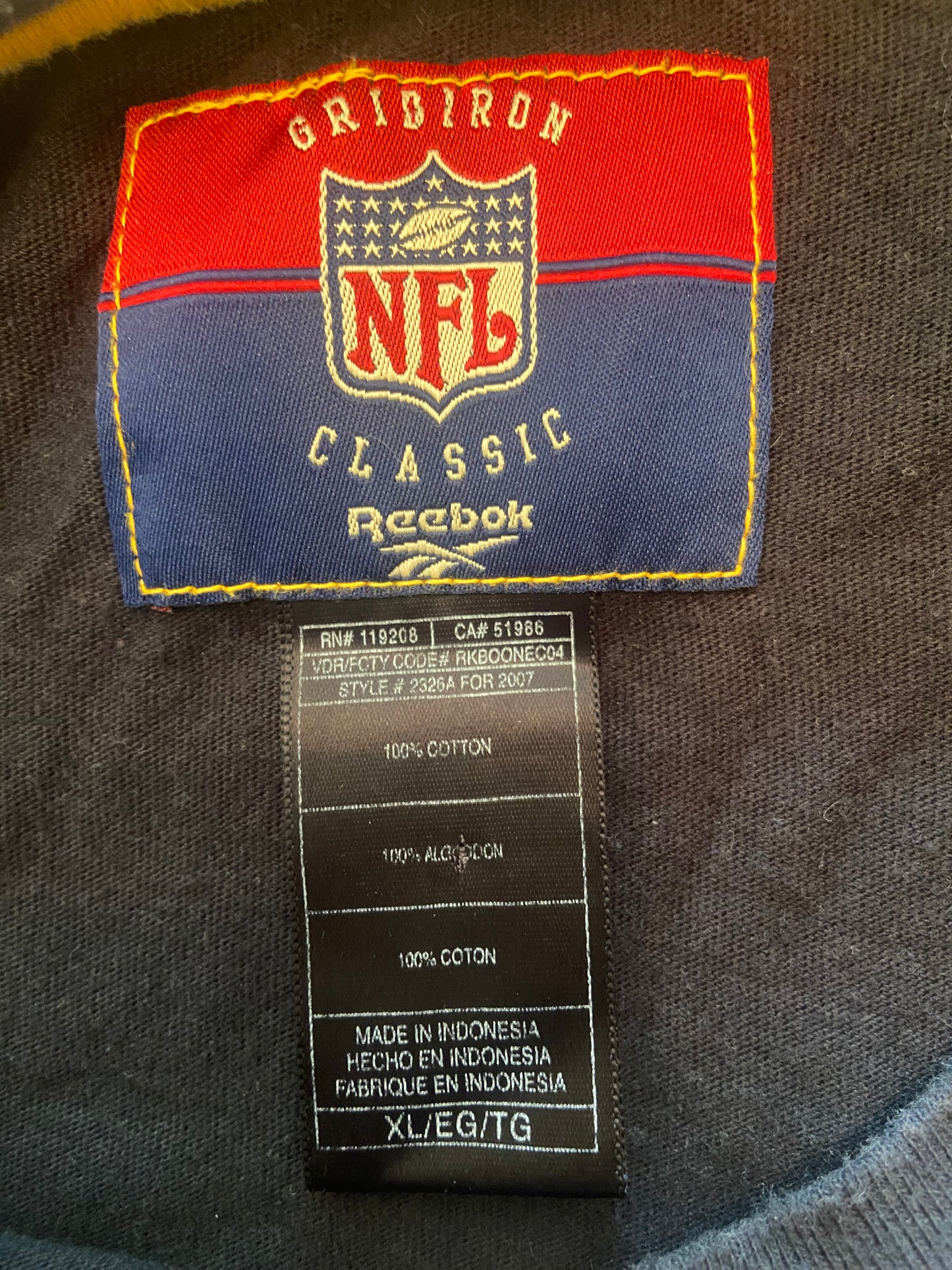 Reebok Gridiron Classics Steelers Shirt