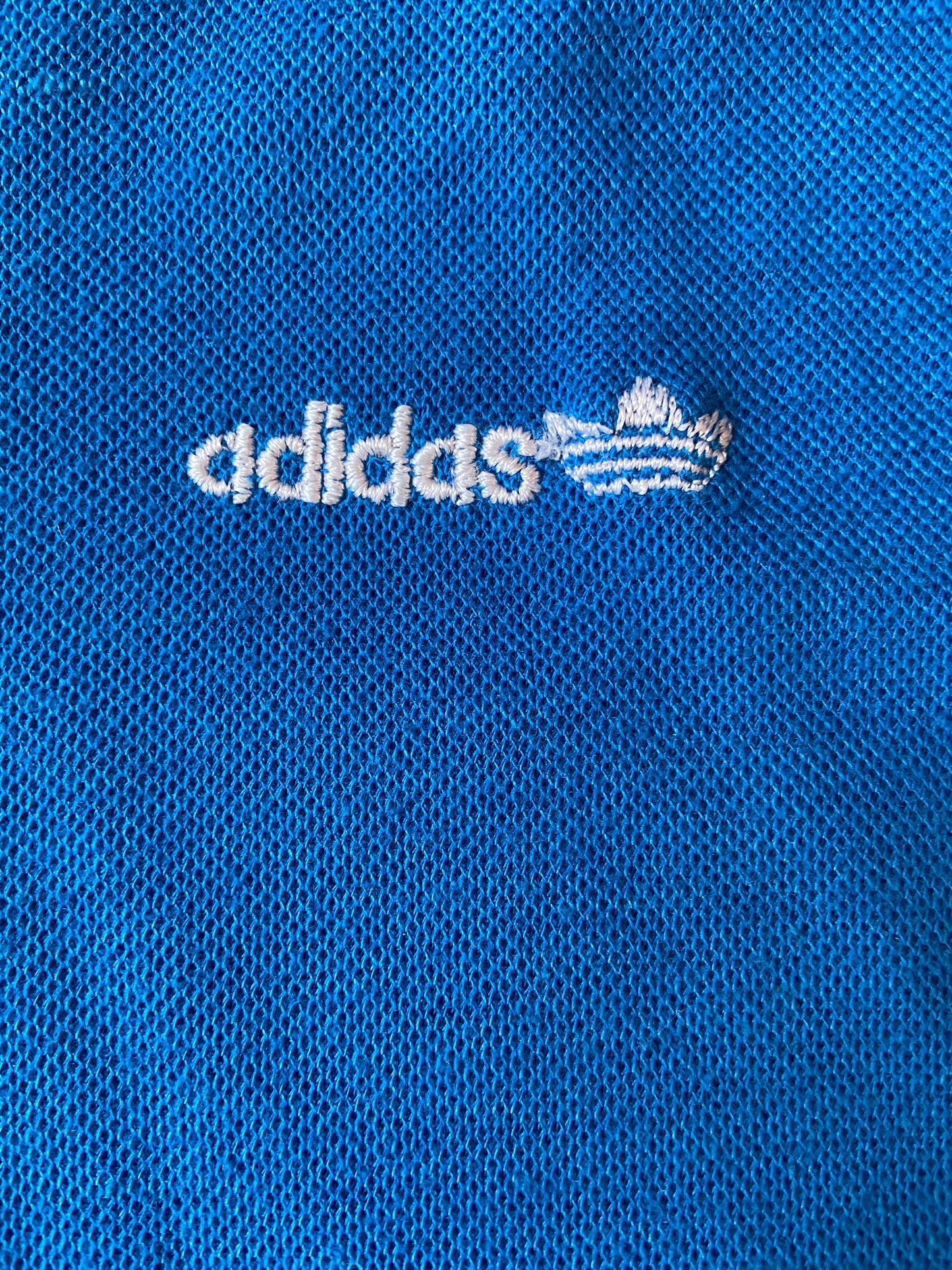 1980's Adidas Trefoil Single Stitch Polo