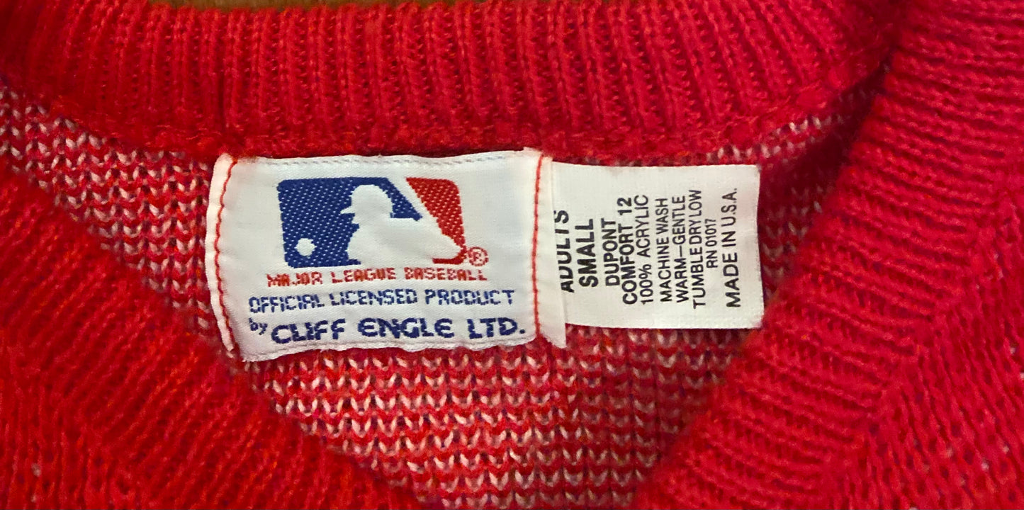 1980's Cliff Engle Cincinnati Reds Sweater