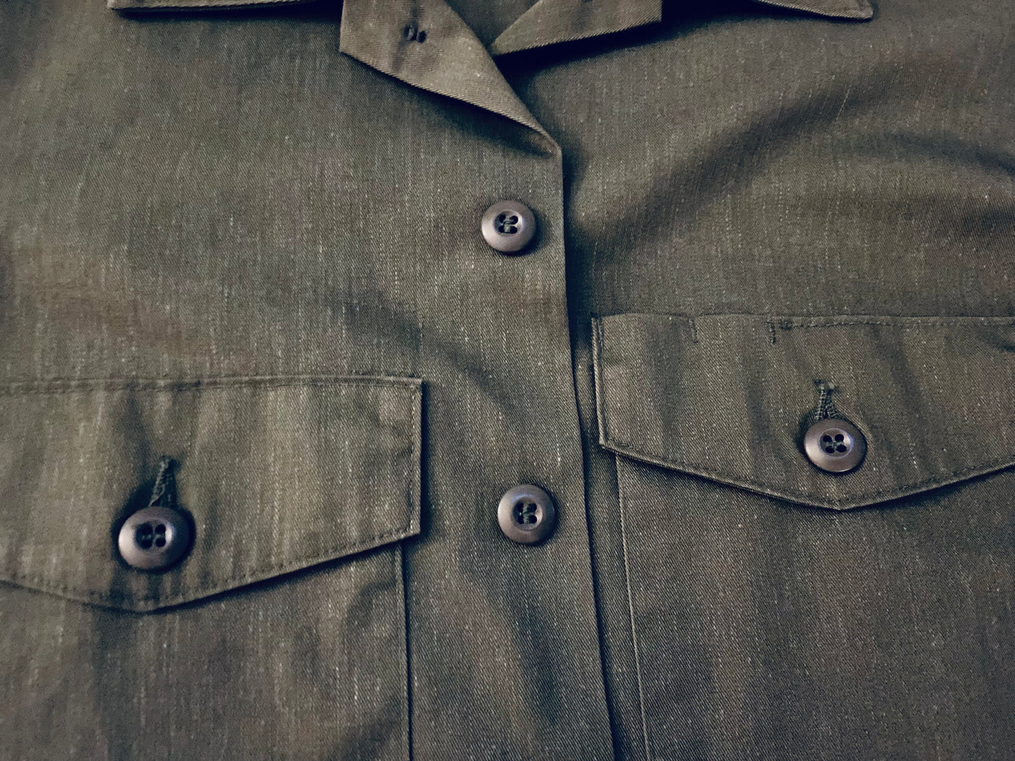 1970’s US Army Fatigue Long Sleeve Shirt